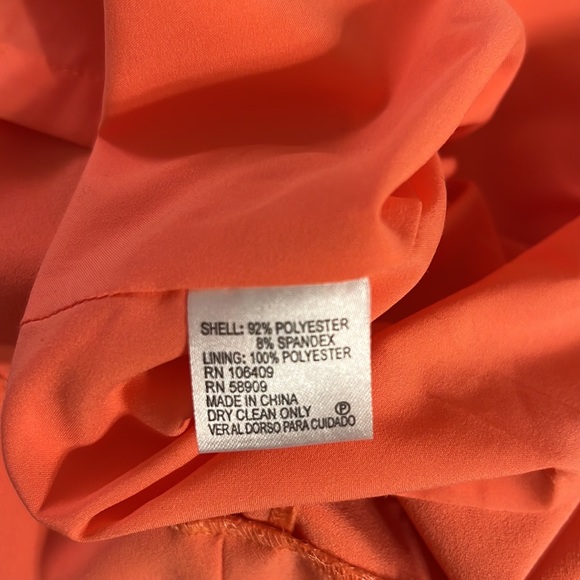 Cremieux Bright Coral Sheath Dress - Picture 6 of 6